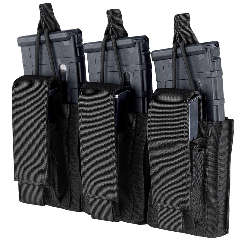 Porte-chargeur Condor Triple Kangaroo Gen II trois chargeurs fusil et trois pistolet