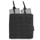 Porte - chargeur ouvert LAZER OPEN TOP 2X1 Bulldog Tactical - Noir - Welkit.com