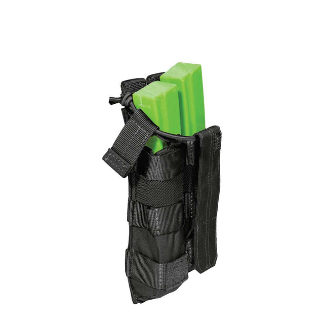 Porte-chargeur double 5.11 Tactical MP5 Bungee en nylon 500D compatible MOLLE et SlickStick