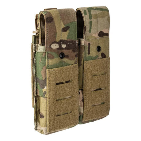 Porte-chargeur double AR 5.11 Tactical Flex à rabat de protection en nylon 500D