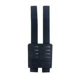 Porte-chargeur double Agilite Pincer Pistol 9 mm à puits polymère et dos MOLLE
