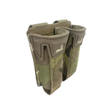 Porte-chargeur double Agilite Pincer Pistol 9 mm à puits polymère et dos MOLLE