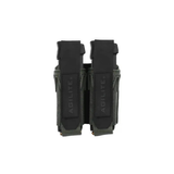 Porte-chargeur double Agilite Pincer Pistol 9 mm à puits polymère et dos MOLLE