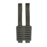 Porte-chargeur double Agilite Pincer Pistol 9 mm à puits polymère et dos MOLLE