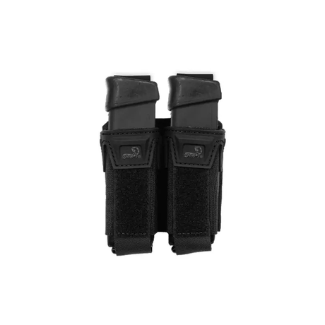 Porte-chargeur double Agilite Pincer Pistol 9 mm à puits polymère et dos MOLLE
