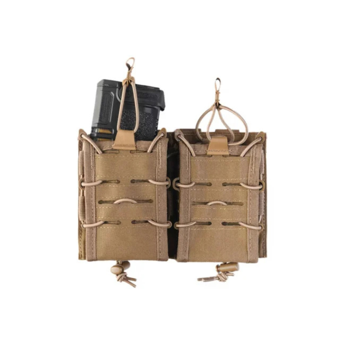 Porte-chargeur double Mil-Tec Open Top Flex pour M4