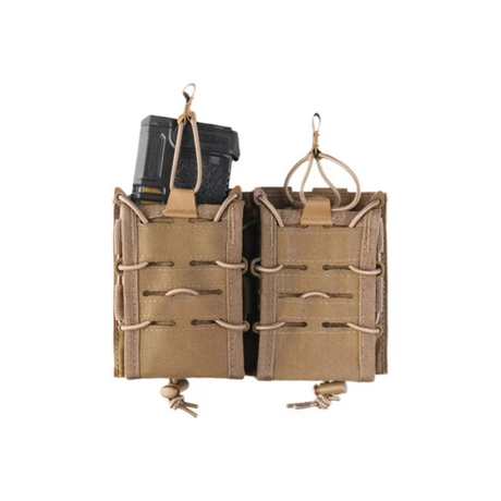 Porte-chargeur double Mil-Tec Open Top Flex pour M4