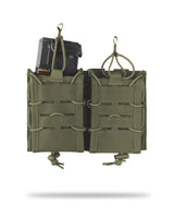 Porte-chargeur double Mil-Tec Open Top Flex pour M4