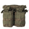 Porte-chargeur double Mil-Tec Open Top pour M4 polyester Oxford PVC compatible MOLLE avec sandow