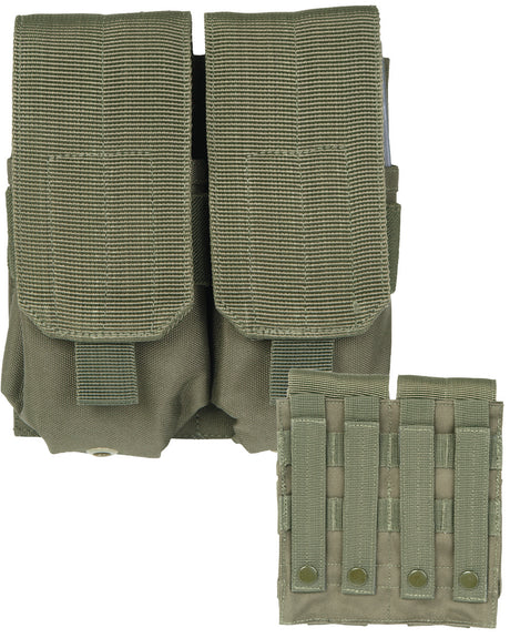 Porte-chargeur double Mil-Tec pour M4 et M16 16 x 5 x 17 cm avec œillet de drainage