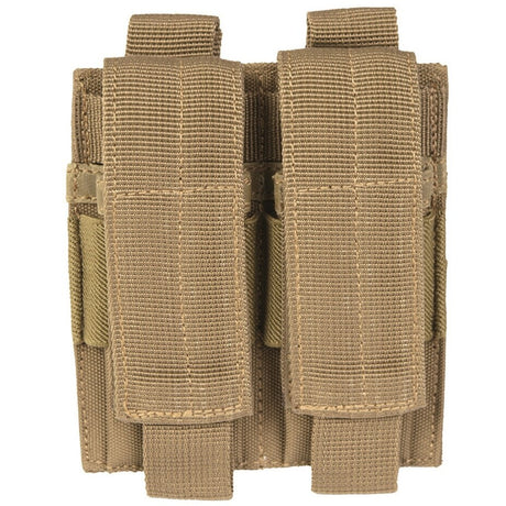 Porte-chargeur double Mil-Tec pour pistolet polyester PVC compatible MOLLE avec hauteur réglable