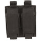 Porte-chargeur double Mil-Tec pour pistolet polyester PVC compatible MOLLE avec hauteur réglable