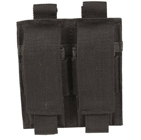 Porte-chargeur double Mil-Tec pour pistolet polyester PVC compatible MOLLE avec hauteur réglable