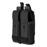 Porte-chargeur double pistolet 5.11 Tactical Flex en nylon 500D avec œillet de drainage