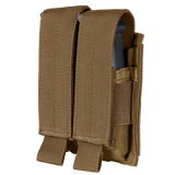 Porte-chargeur fermé Condor Double Pistol rabat amovible convertible en ouvert