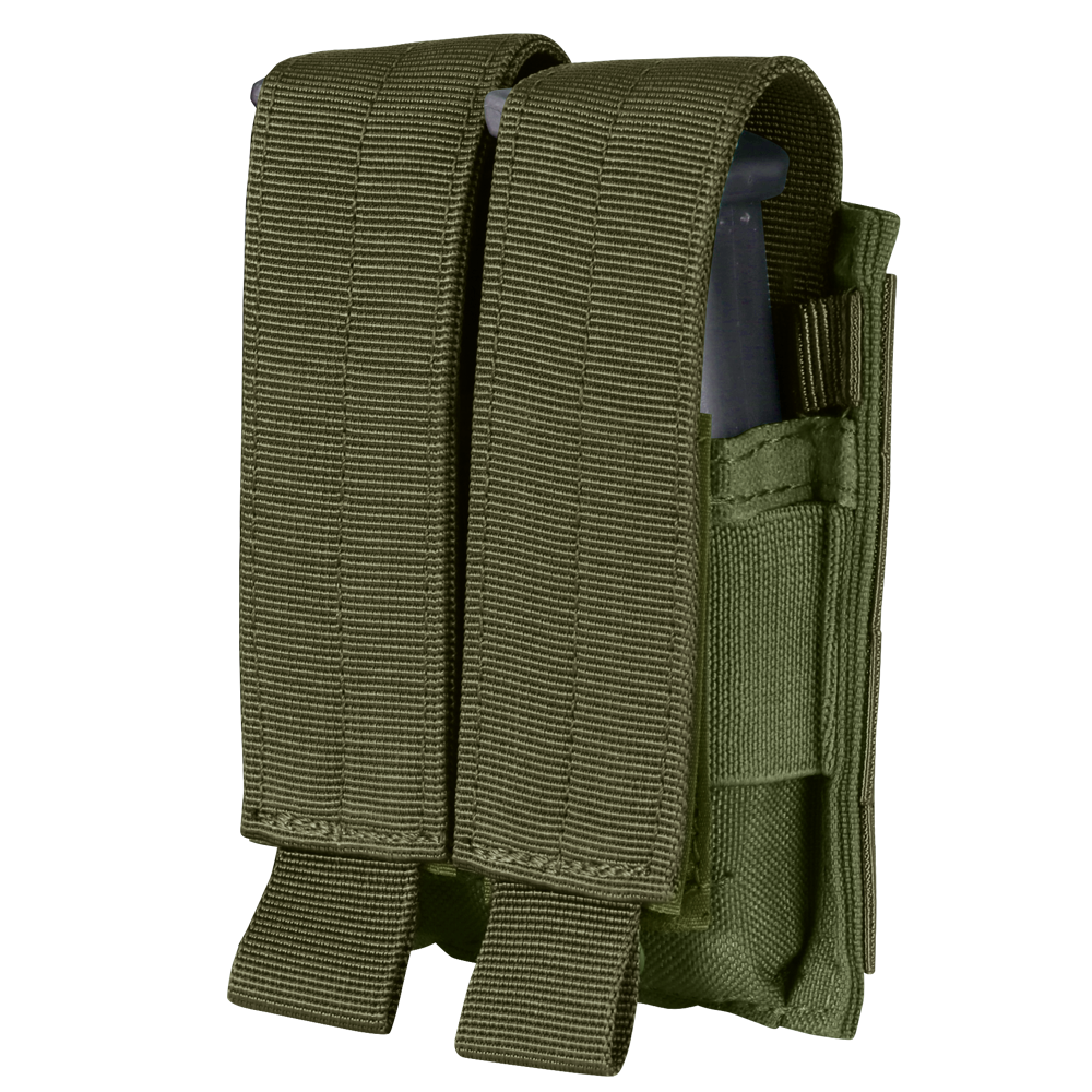 Porte-chargeur fermé Condor Double Pistol rabat amovible convertible en ouvert