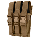 Porte-chargeur fermé Condor Triple MP5 boucles latérales et bride élastique