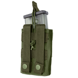 Porte-chargeur ouvert Condor Single G36 rétention élastique et bande MOLLE frontale