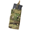 Porte-chargeur ouvert Condor Single M4 bande élastique et sangle MOLLE frontale