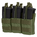Porte-chargeur ouvert Condor Triple Stacker M4 six chargeurs sur trois colonnes