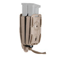 Porte-chargeur rigide double Vega Holster Bungy 8BL02 pour chargeurs de pistolet double pile, rétention élastique