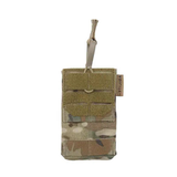 Porte-chargeur simple Agilite AG1 5,56 mm à dos MOLLE 3 x 2 et languette polymère