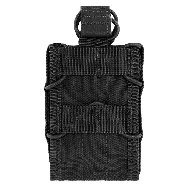 Porte-chargeur simple Mil-Tec Open Top pour M4 polyester Oxford PVC compatible MOLLE avec sandow