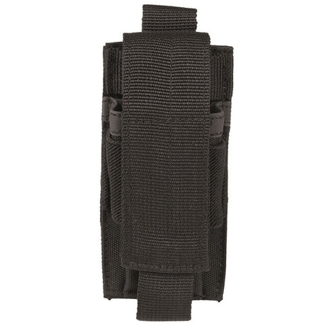 Porte-chargeur simple Mil-Tec pour pistolet polyester PVC compatible MOLLE avec hauteur réglable