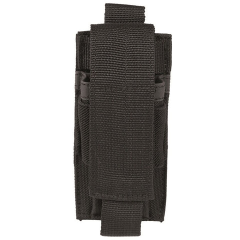 Porte-chargeur simple Mil-Tec pour pistolet polyester PVC compatible MOLLE avec hauteur réglable