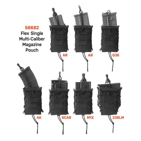 Porte-chargeur simple multicalibre 5.11 Tactical Flex à panneaux ajustables