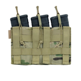 Porte-chargeur triple Agilite AG3 MOLLE 5,56 mm de 160 g, emprise 3 x 6 rangs