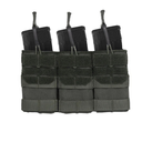 Porte-chargeur triple Agilite AG3 MOLLE 5,56 mm de 160 g, emprise 3 x 6 rangs