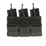 Porte-chargeur triple Agilite AG3 MOLLE 5,56 mm de 160 g, emprise 3 x 6 rangs