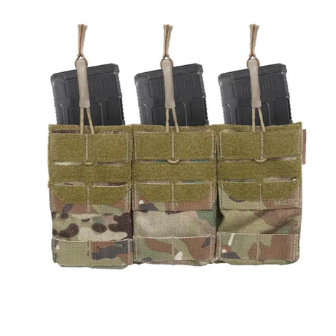 Porte-chargeur triple Agilite AG3 MOLLE 5,56 mm de 160 g, emprise 3 x 6 rangs