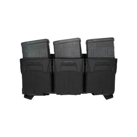Porte-chargeur triple Agilite Pincer Placard .308 et 7,62 x 51 mm à puits polymère
