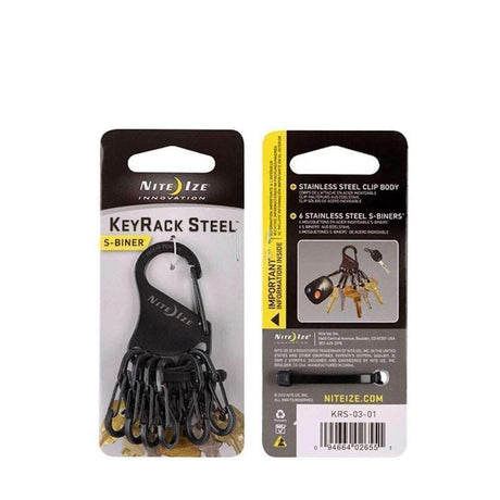 Porte-clefs Nite Ize Keyrake Steel