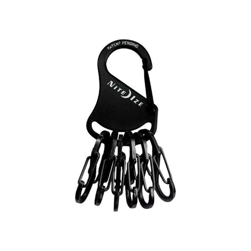 Porte - clefs KEYRAKE STEEL Nite Ize - Noir - Welkit.com