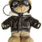 Porte-clés ourson Teddy Pilot Mil-Tec en polyester 11 x 9 cm pour trousseau