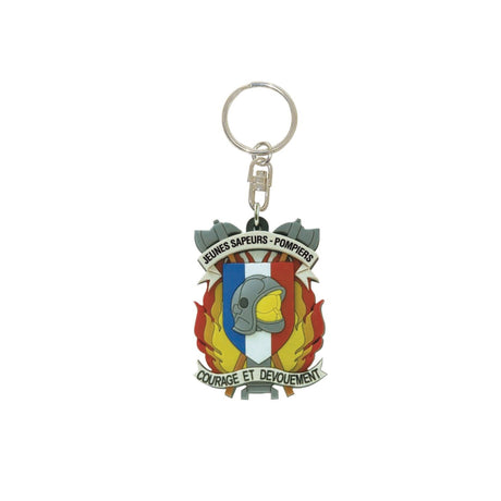 Porte-clés souple Patrol Equipement sapeurs-pompiers motif en relief quatre versions