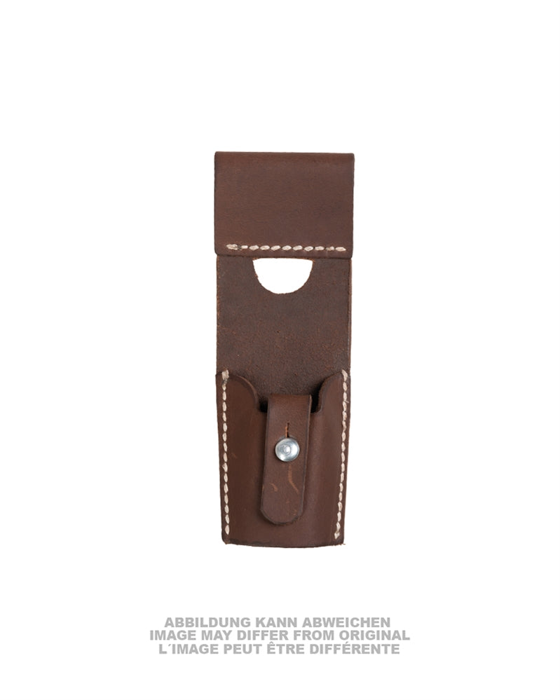 Porte-fourreau de baïonnette modèle 57 en cuir suisse, stock ancien, lot de 5