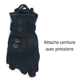 Porte-gants Patrol Equipement polyester bouton-pression et bande auto-agrippante