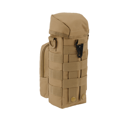 Porte-gourde Brandit MOLLE II à glissière poche frontale filet et anneaux en D