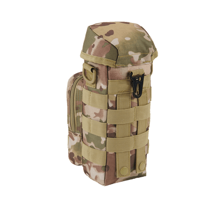 Porte-gourde Brandit MOLLE II à glissière poche frontale filet et anneaux en D