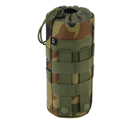 Porte-gourde Brandit MOLLE polyester 600D collerette élastique bouteilles 0,5 à 1 L
