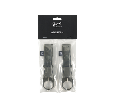 Porte-gourde Brandit à clip pour ceinturon et MOLLE lot de 2 sangles polypropylène