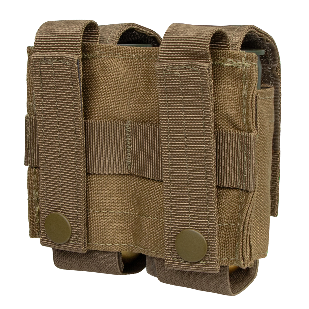 Porte-grenade Condor Double 40 mm rabats réglables à pression et fixation MOLLE