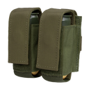 Porte-grenade Condor Double 40 mm rabats réglables à pression et fixation MOLLE
