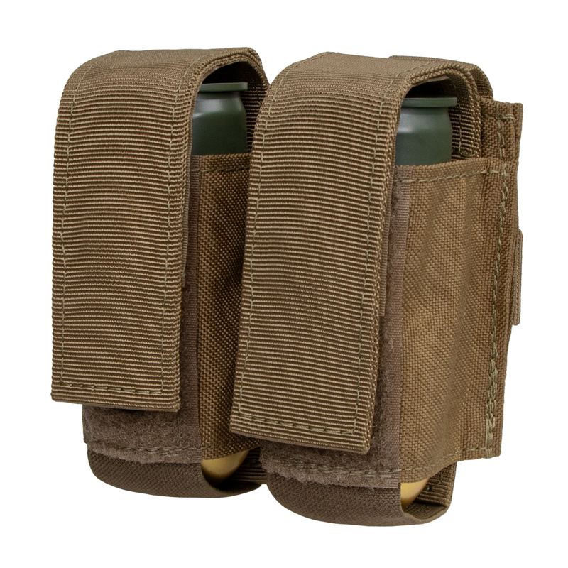 Porte-grenade Condor Double 40 mm rabats réglables à pression et fixation MOLLE