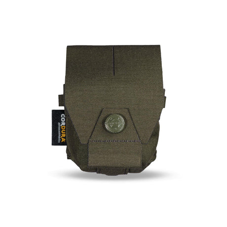 Porte-grenade Pentagon Amina en Cordura 500D 7,3 x 11 cm rabat à bouton dos MOLLE