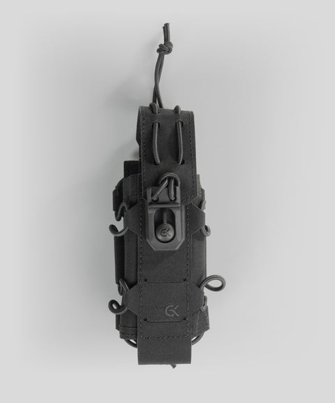 Porte-lampe GK Dutycall réglable sur platine MOLLE en deux finitions